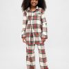 Set PJ din flanel reciclat pentru copii Set PJ din flanel reciclat pentru copii