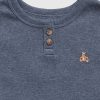 Set PJ Heather Henley din bumbac organic pentru bebeluși și copii mici Set PJ Heather Henley din bumbac organic pentru bebeluși și copii mici