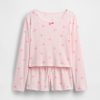 Set scurt PJ Pointelle reciclat pentru copii Set scurt PJ Pointelle reciclat pentru copii