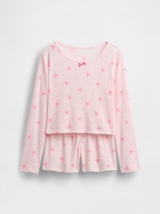 Set scurt PJ Pointelle reciclat pentru copii