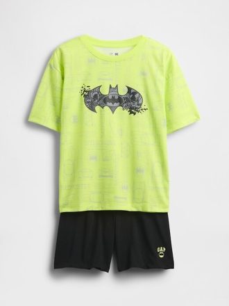 set scurt pj reciclat batman pentru copii 1 330x440 - Set scurt PJ reciclat Batman pentru copii