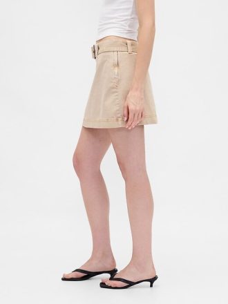 Short mini cu brâu