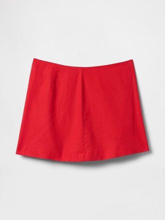 Short mini din amestec de in Short mini din amestec de in