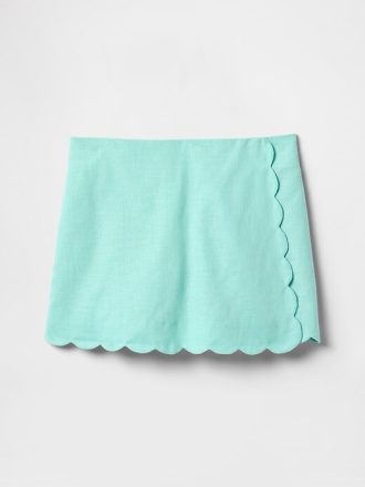 Short pentru copii din in-bumbac festonat
