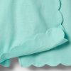 Short pentru copii din in-bumbac festonat Short pentru copii din in-bumbac festonat
