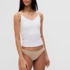 Slip de bikini din bumbac elastic organic (pachet de 3)
