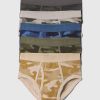 Slip pentru copii din bumbac organic Camo (pachet de 5)