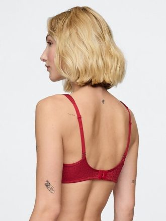 Sutien semi-demi cu dantelă fără căptușeală