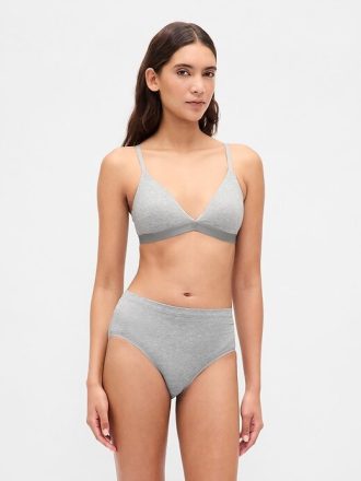 Sutien triunghi din bumbac elastic organic