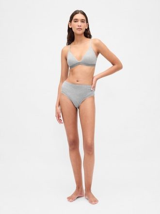 Sutien triunghi din bumbac elastic organic