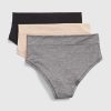 Tanga Breathe cu talie înaltă (pachet de 3)