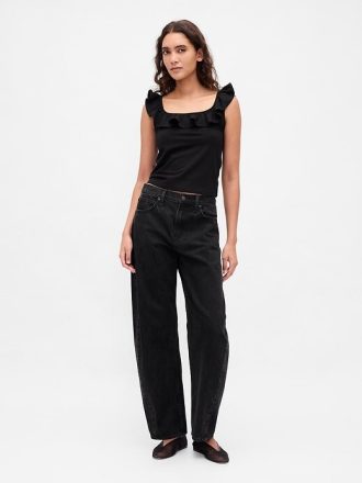 Tank Top cu Volane Modern
