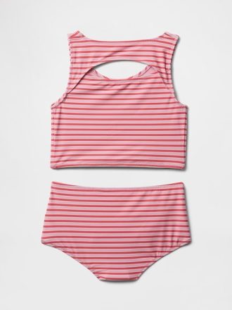 Tankini de înot pentru copii decupat în două piese