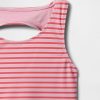 Tankini de înot pentru copii decupat în două piese