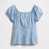 Top Babydoll Denim pentru copii Top Babydoll Denim pentru copii