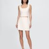 Top crop festonat din amestec de in Top crop festonat din amestec de in