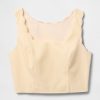 Top crop festonat din amestec de in Top crop festonat din amestec de in