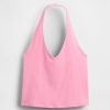 Top Crop Halter din tricot Top Crop Halter din tricot