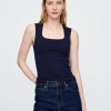 Top cu gât pătrat din jerseu Close Knit Top cu gât pătrat din jerseu Close Knit