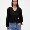 Top cu guler peplum cu decolteu în V Top cu guler peplum cu decolteu în V