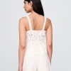 Top cu ochi peplum din amestec de in Top cu ochi peplum din amestec de in