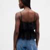 Top cu volane din poplin Top cu volane din poplin