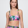 Top de bikini Bandeau Colorblock Top de bikini Bandeau Colorblock