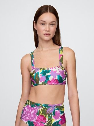 Top de bikini Bandeau Colorblock