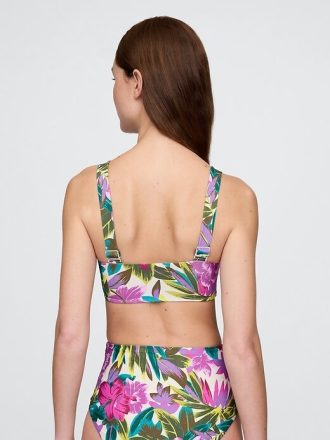 Top de bikini Bandeau Colorblock