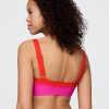Top de bikini Bandeau Colorblock Top de bikini Bandeau Colorblock