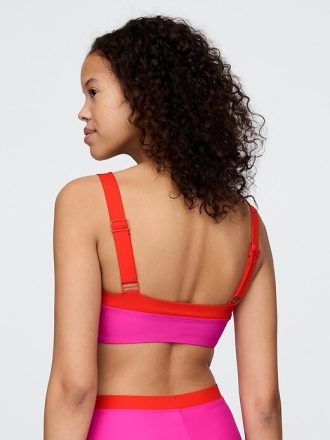 Top de bikini Bandeau Colorblock