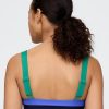 Top de bikini Bandeau Colorblock Top de bikini Bandeau Colorblock