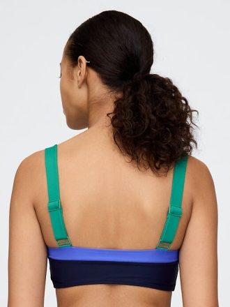 Top de bikini Bandeau Colorblock