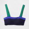 Top de bikini Bandeau Colorblock Top de bikini Bandeau Colorblock