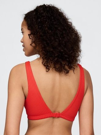 Top de bikini cu coaste