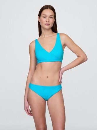 Top de bikini cu coaste