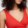 Top de bikini cu coaste Top de bikini cu coaste