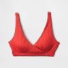 Top de bikini cu coaste Top de bikini cu coaste
