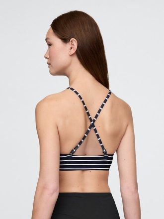 Top de bikini cu gât înalt