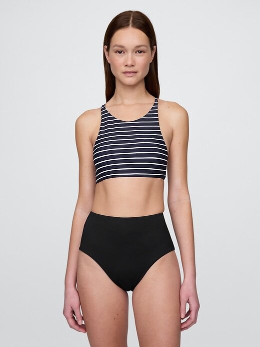 Top de bikini cu gât înalt Top de bikini cu gât înalt