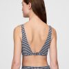 Top de bikini Seersucker Gingham Crossover Top de bikini Seersucker Gingham Crossover