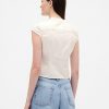 Top din denim cu gât Top din denim cu gât