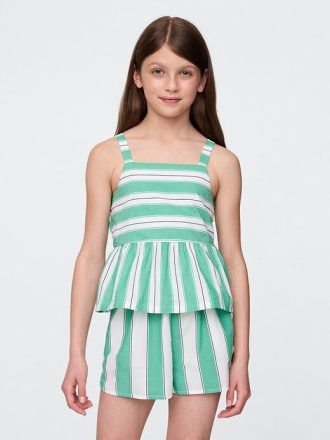 Top din Poplin Peplum pentru copii