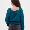 Top pentru copii Crinkle Peplum Top pentru copii Crinkle Peplum