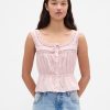 Top peplum cu dantelă Top peplum cu dantelă