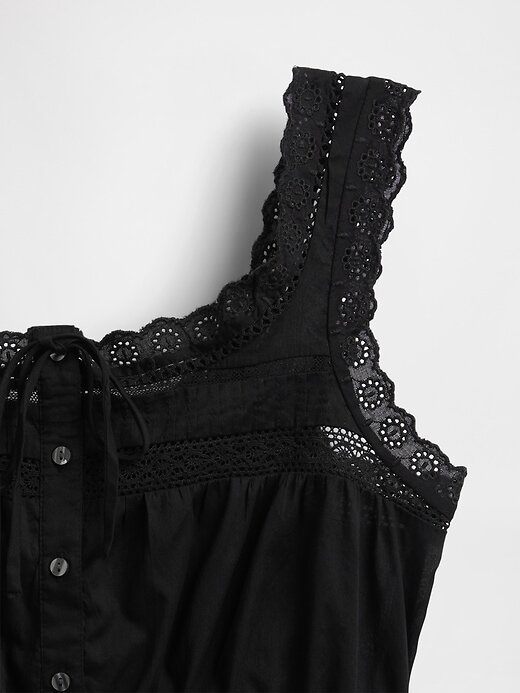 Top peplum cu dantelă Top peplum cu dantelă
