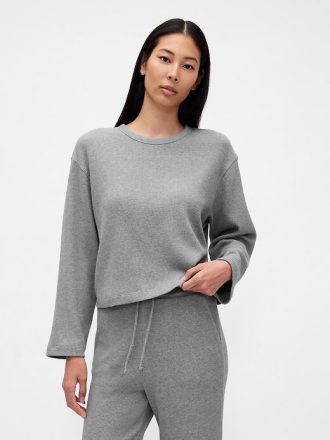 Top PJ Crop Waffle