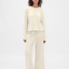 Top PJ Crop Waffle
