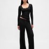 Top PJ cu dantelă Mini Rib Top PJ cu dantelă Mini Rib