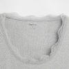 Top PJ cu dantelă Mini Rib Top PJ cu dantelă Mini Rib